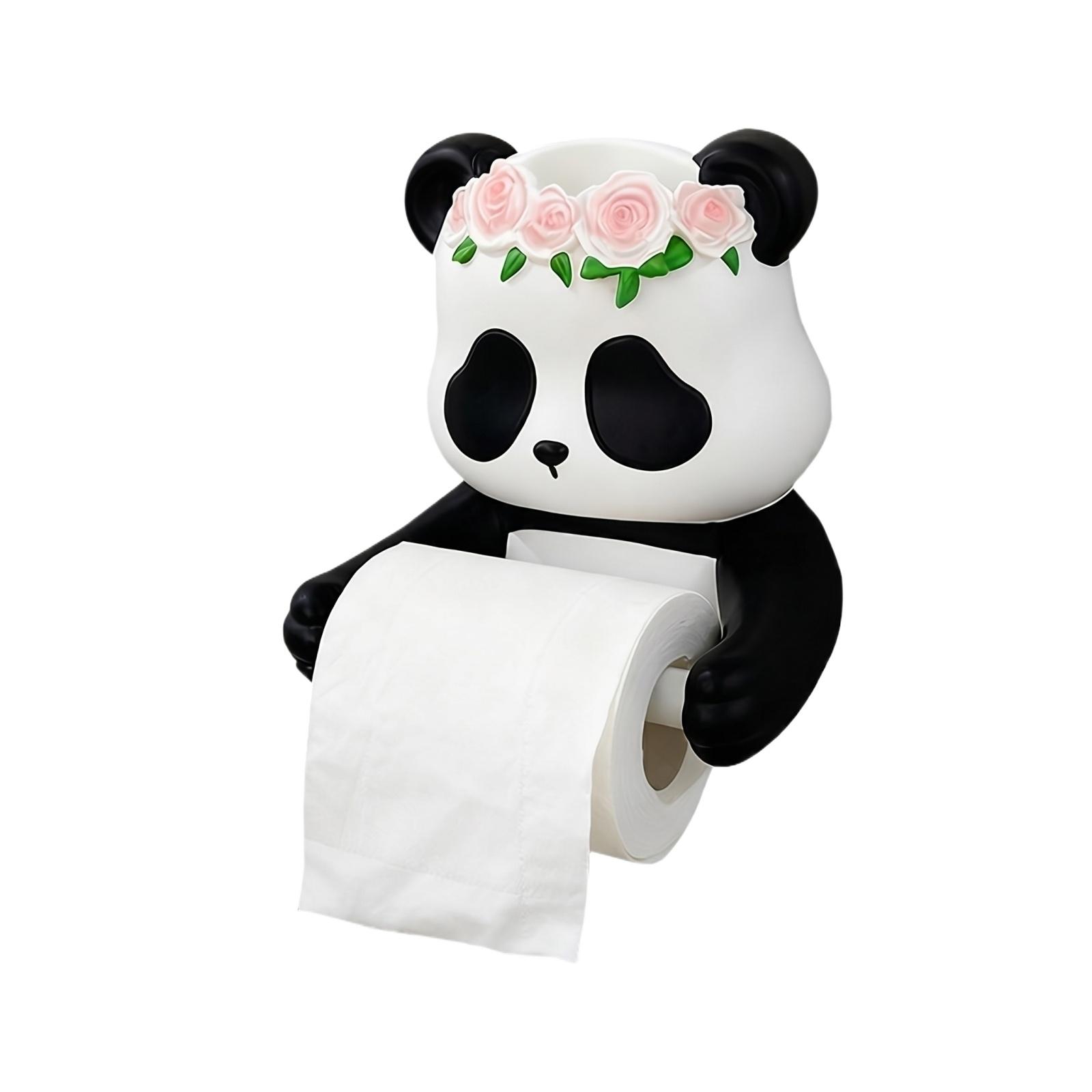 Creative Cartoon Panda Toilet Paper Holder Decorative Desktop Tissue Roll Stand Home Bathroom Accessories Unique Design Functional Storage one size чёрный
Creative Cartoon Panda Toilet Paper Holder Decorative Desktop Tissue Roll Stand Home Bathroom Accessories Unique Design Functional Storage one size чёрный
