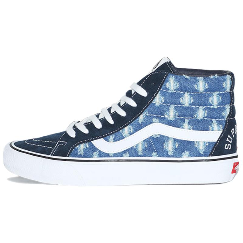 Vans Supreme X Sk8 Hi Blue Hole Punch Denim Vans VN0A38Z32DD 42
Vans Supreme X Sk8 Hi Blue Hole Punch Denim Vans VN0A38Z32DD 42