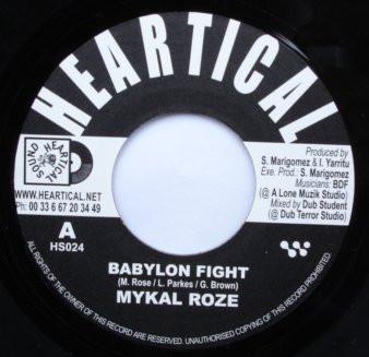 7inch Record MICHAEL ROSE Babylon Fight HS024 Heartical 2005 France Reggae Ska Dub Used
7inch Record MICHAEL ROSE Babylon Fight HS024 Heartical 2005 France Reggae Ska Dub Used