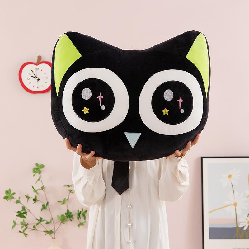 Luo Xiaohei throw pillow cat plush toy big-eyed cat doll cute cat throw pillow Valentine s Day birthday gift 40cm(0.4kg)
Luo Xiaohei throw pillow cat plush toy big-eyed cat doll cute cat throw pillow Valentine s Day birthday gift 40cm(0.4kg)