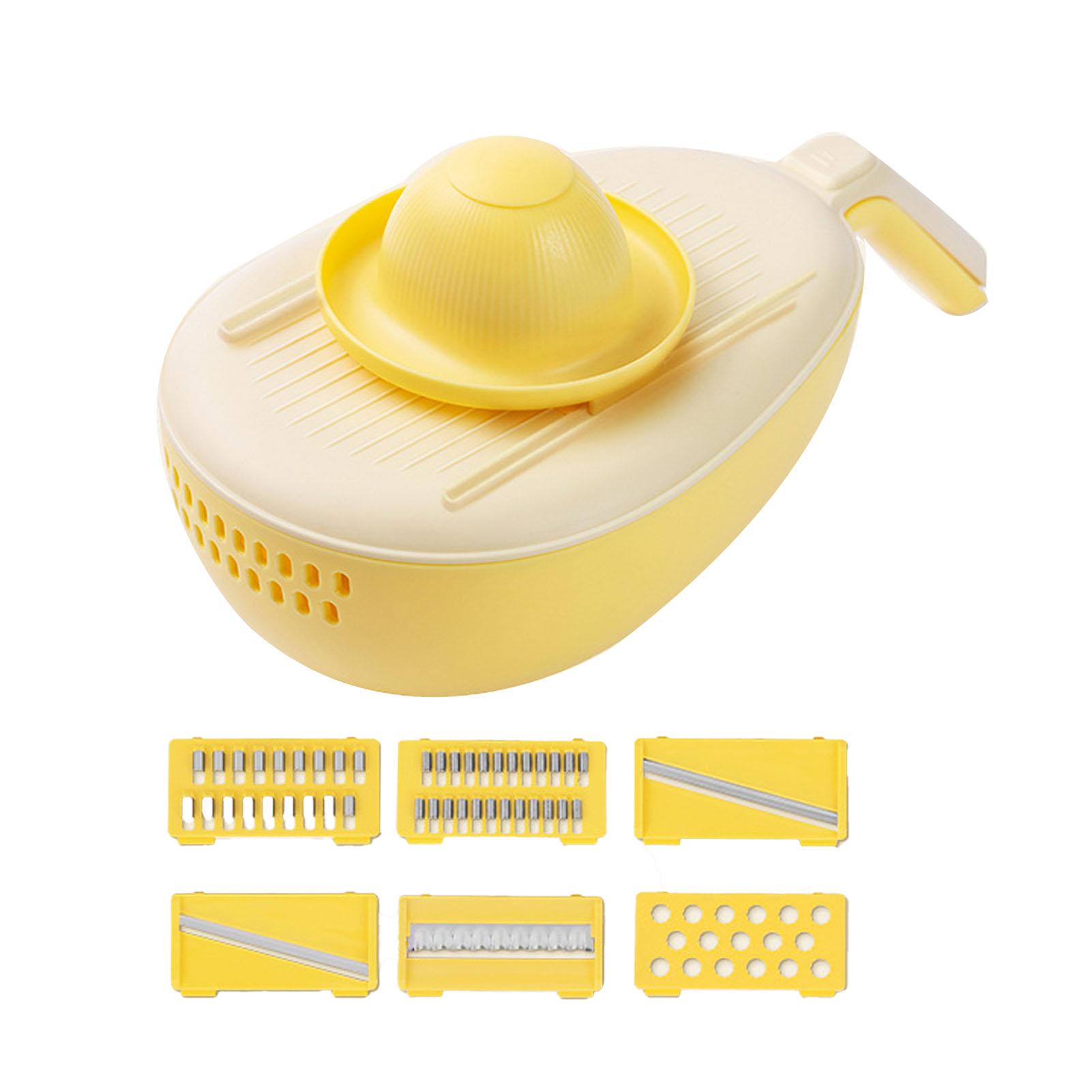 Vegetable Cutter Multipurpose Efficient Safety Handheld Vegetable Grater for Potatoes Radishes Yellow
Vegetable Cutter Multipurpose Efficient Safety Handheld Vegetable Grater for Potatoes Radishes Yellow