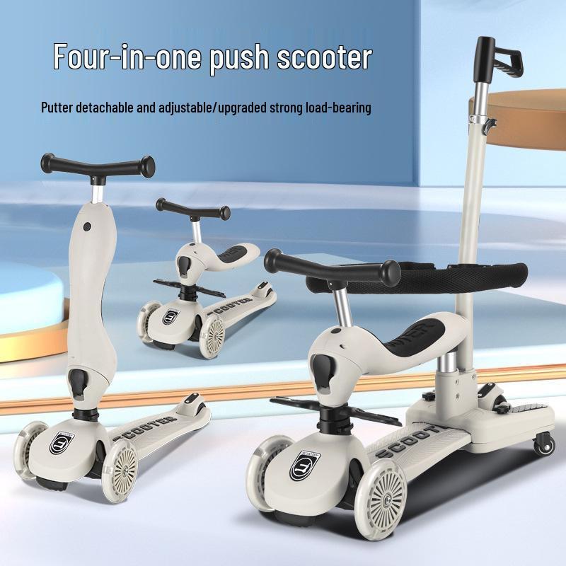 4-in-1 Toddler Scooter for Ages 1-6, Convertible Sit or Push, for Boys and Girls
4-in-1 Toddler Scooter for Ages 1-6, Convertible Sit or Push, for Boys and Girls