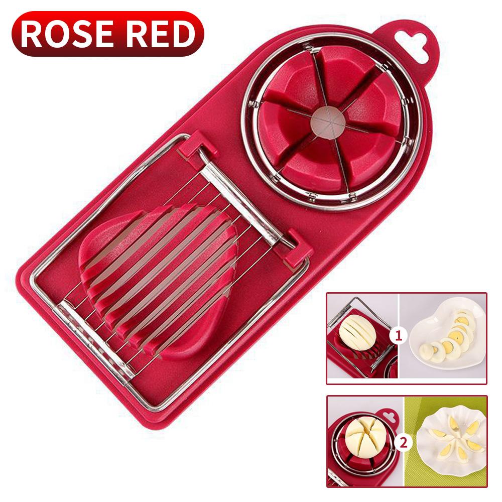 Багатофункціональні яйцерізки Слайсер із нержавіючої сталі Fancy Splitter Інструмент для різання яєць Домашній яйцеріз «Два в одному» Кухонні гаджети червоний
Багатофункціональні яйцерізки Слайсер із нержавіючої сталі Fancy Splitter Інструмент для різання яєць Домашній яйцеріз «Два в одному» Кухонні гаджети червоний