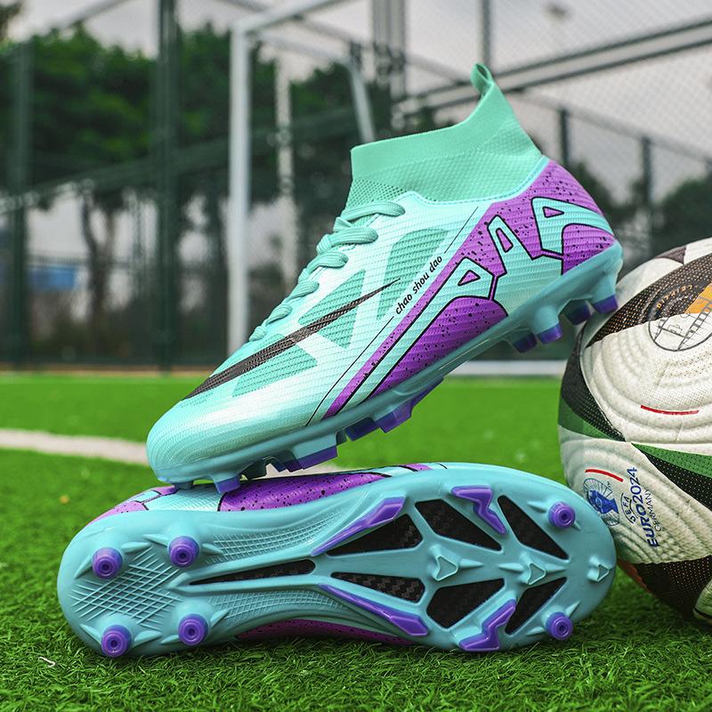 High-top football shoes tf broken nails artificial turf AG nails sports training shoes for boys and girls 32
High-top football shoes tf broken nails artificial turf AG nails sports training shoes for boys and girls 32