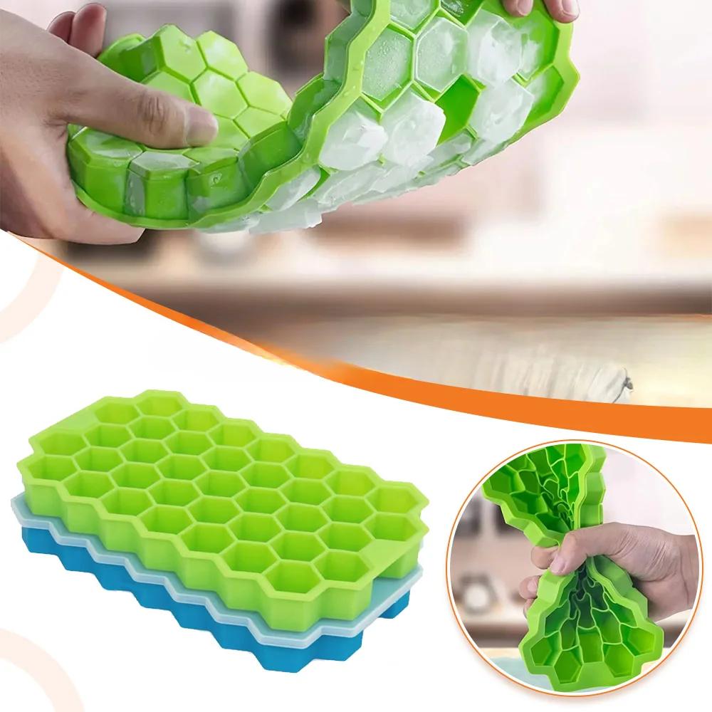 Kitchen Household Silicone Ice Cube Honeycomb Mold Honeycomb Lid IY Refrigerator Ice Mold Can Be Reused Food Grade Mold 1pcs жёлтый
Kitchen Household Silicone Ice Cube Honeycomb Mold Honeycomb Lid IY Refrigerator Ice Mold Can Be Reused Food Grade Mold 1pcs жёлтый