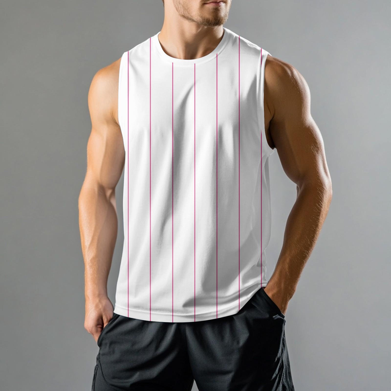 Мужская мода принтованный спортивный повседневный жилет без рукавов M белый
Мужская мода принтованный спортивный повседневный жилет без рукавов M белый