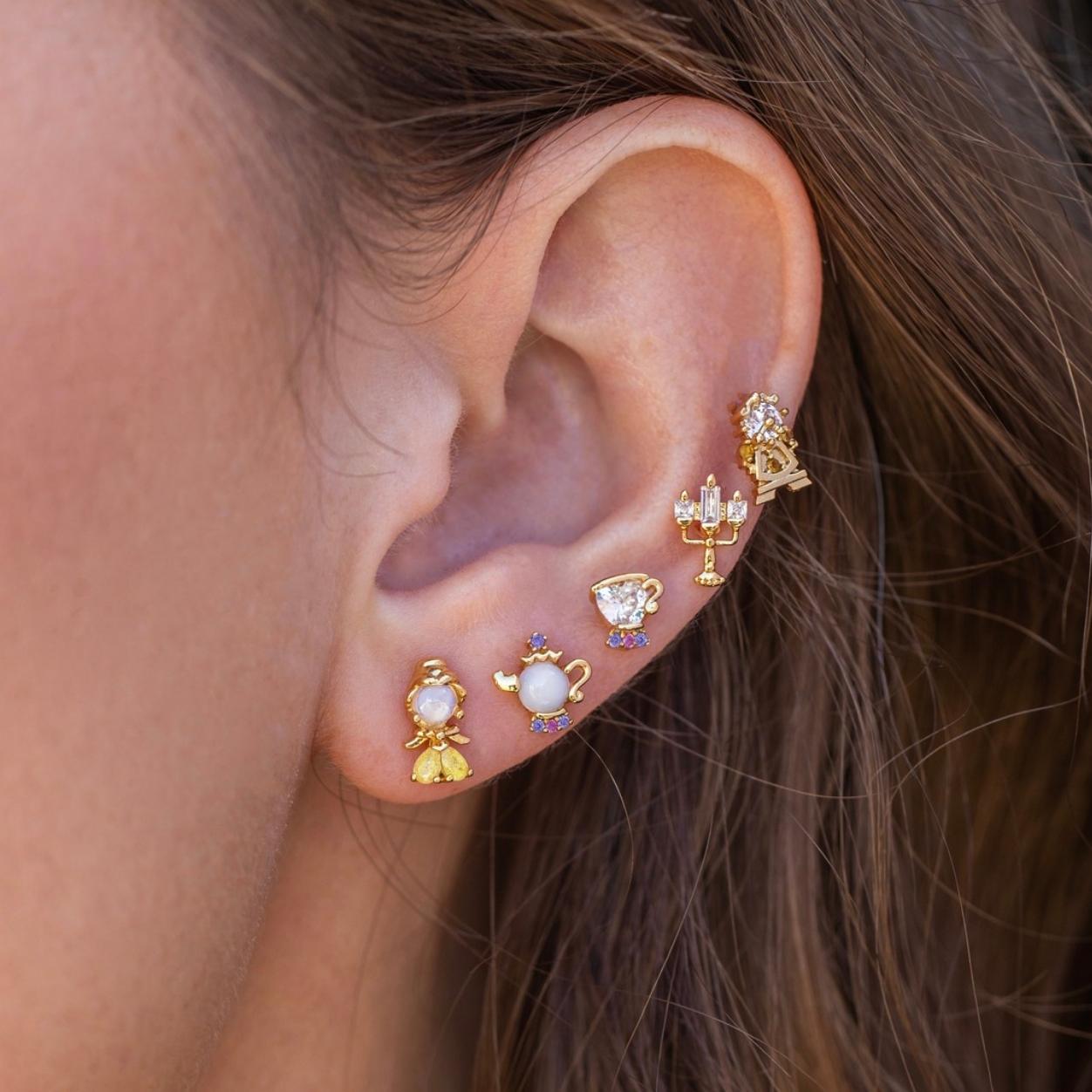 New Cute Cartoon Princess Earrings Set For Women Girl Fashion Vintage Colorful Zircon Stud Earring Jewelry Gift
New Cute Cartoon Princess Earrings Set For Women Girl Fashion Vintage Colorful Zircon Stud Earring Jewelry Gift