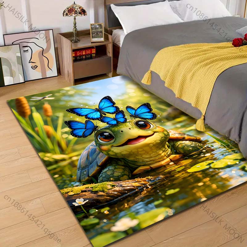 Multiple sizes Turtle and blue butterflies Carpet for Living Room Bedroom Sofa Home Decor Rus Non-slip Floor Mat Luxury Gift 40cm x 60cm
Multiple sizes Turtle and blue butterflies Carpet for Living Room Bedroom Sofa Home Decor Rus Non-slip Floor Mat Luxury Gift 40cm x 60cm
