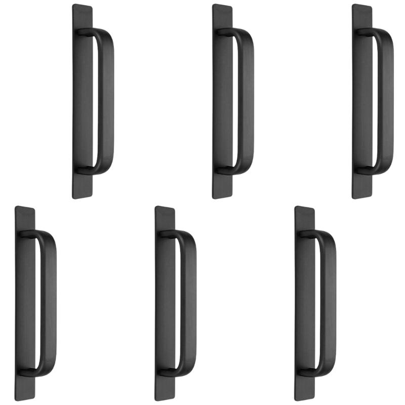 Pack Of 6 Aluminum Pull Handles with Double Sided Adhesive 147mm No Hole Drilling Required for Tile Wooden Surfaces Use чорний
Pack Of 6 Aluminum Pull Handles with Double Sided Adhesive 147mm No Hole Drilling Required for Tile Wooden Surfaces Use чорний