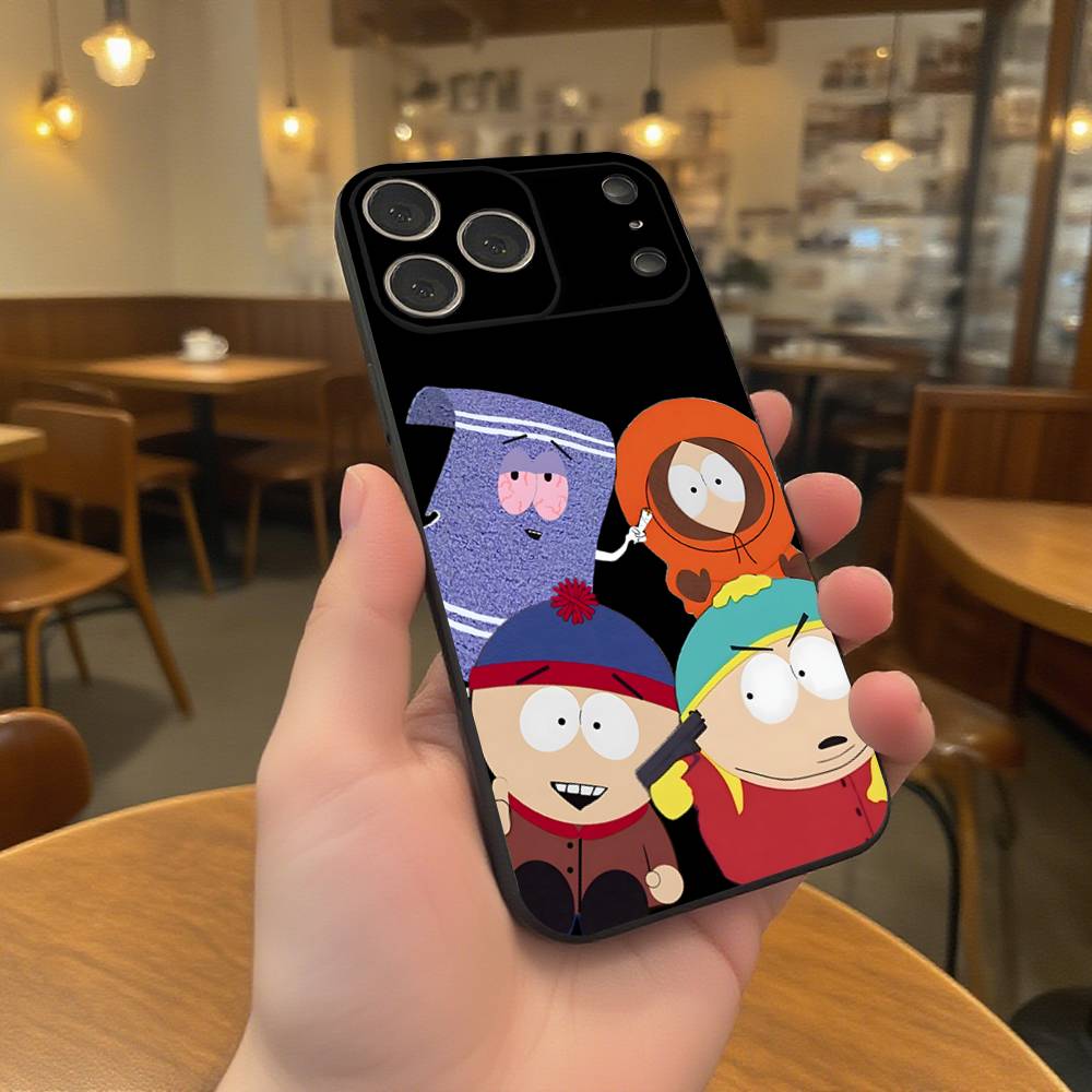Cartoon Funny S-South-P-Park Wear-resistant Phone Case For iPhone 17,16,15,14,13,12,11,Pro,Max,Plus Black Soft Cover iPhone11
Cartoon Funny S-South-P-Park Wear-resistant Phone Case For iPhone 17,16,15,14,13,12,11,Pro,Max,Plus Black Soft Cover iPhone11