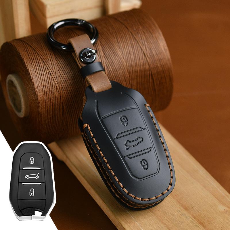 Genuine Leather Key Cover for Dongfeng Peugeot – Top Layer Cowhide with Buckle
Genuine Leather Key Cover for Dongfeng Peugeot – Top Layer Cowhide with Buckle
