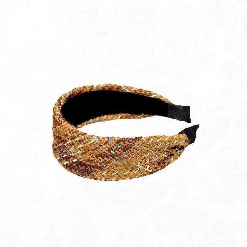 Korean High-End Coco Tweed Woven Wide Headband - Fashionable & Niche Ins-Style High Skull Design
Korean High-End Coco Tweed Woven Wide Headband - Fashionable & Niche Ins-Style High Skull Design