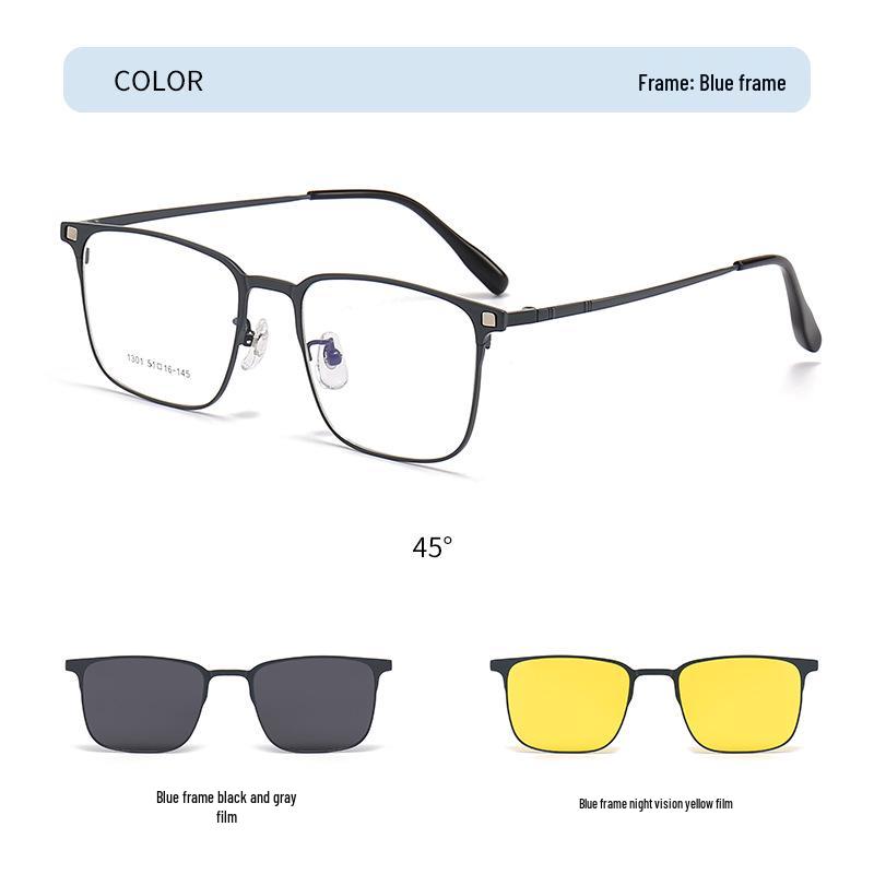 1301 Cross-border Unisex Multifunctional Sunglasses: Versatile Two-in-One for Myopia, Convertible to Prescription Glasses
1301 Cross-border Unisex Multifunctional Sunglasses: Versatile Two-in-One for Myopia, Convertible to Prescription Glasses