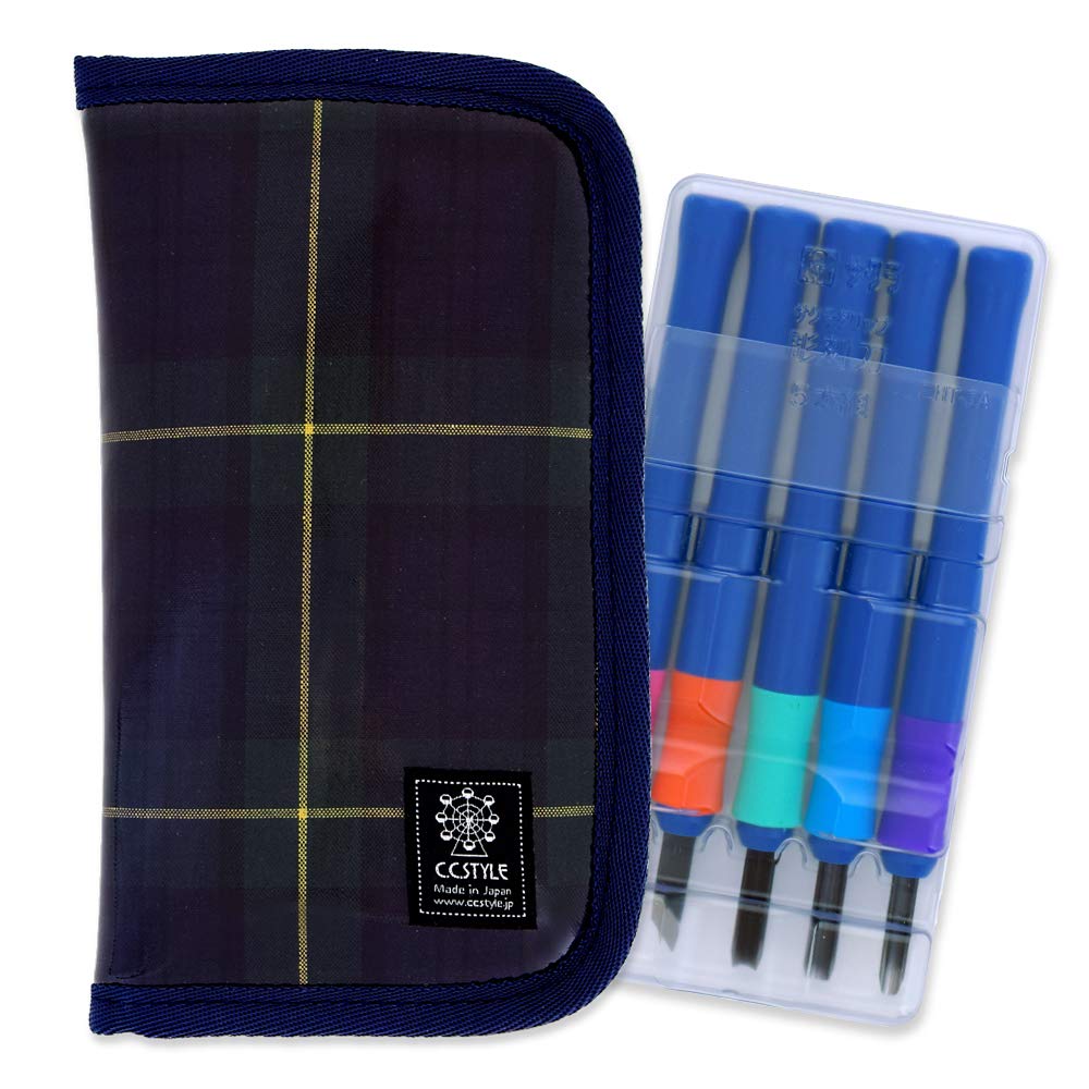 COLORFUL CANDY STYLE Carving Knife Set for Boys School Stylish and Cute Sakura Grip Carving Knife Tartan Check and Dark N9400210 (Elementary Students)
COLORFUL CANDY STYLE Carving Knife Set for Boys School Stylish and Cute Sakura Grip Carving Knife Tartan Check and Dark N9400210 (Elementary Students)