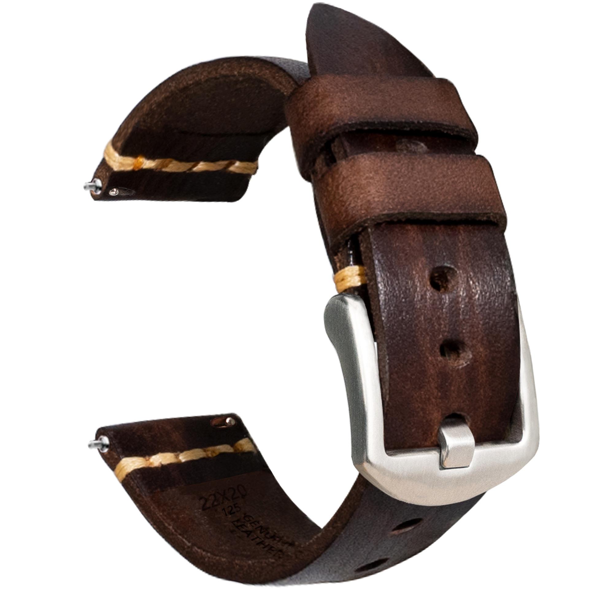 Applicable To 22Mm Huawei Gt3 Watch, Handmade Leather Strap, Italian Vegetable Tanned Leather Samsung Cowhide Watch Strap 18mm buckle type # 070s
Applicable To 22Mm Huawei Gt3 Watch, Handmade Leather Strap, Italian Vegetable Tanned Leather Samsung Cowhide Watch Strap 18mm buckle type # 070s