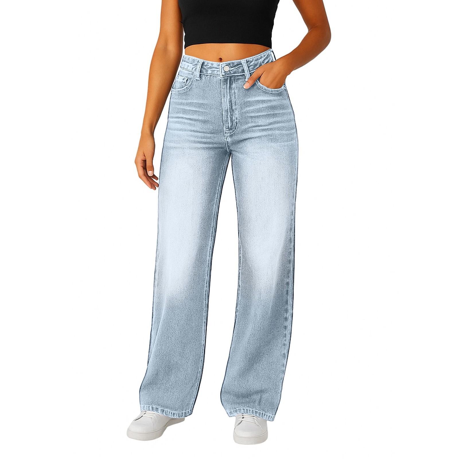 Women s Jeans Casual Fashion Trend Straight Tube Micro Flared Casual Jeans XL світло-синій колір
Women s Jeans Casual Fashion Trend Straight Tube Micro Flared Casual Jeans XL світло-синій колір