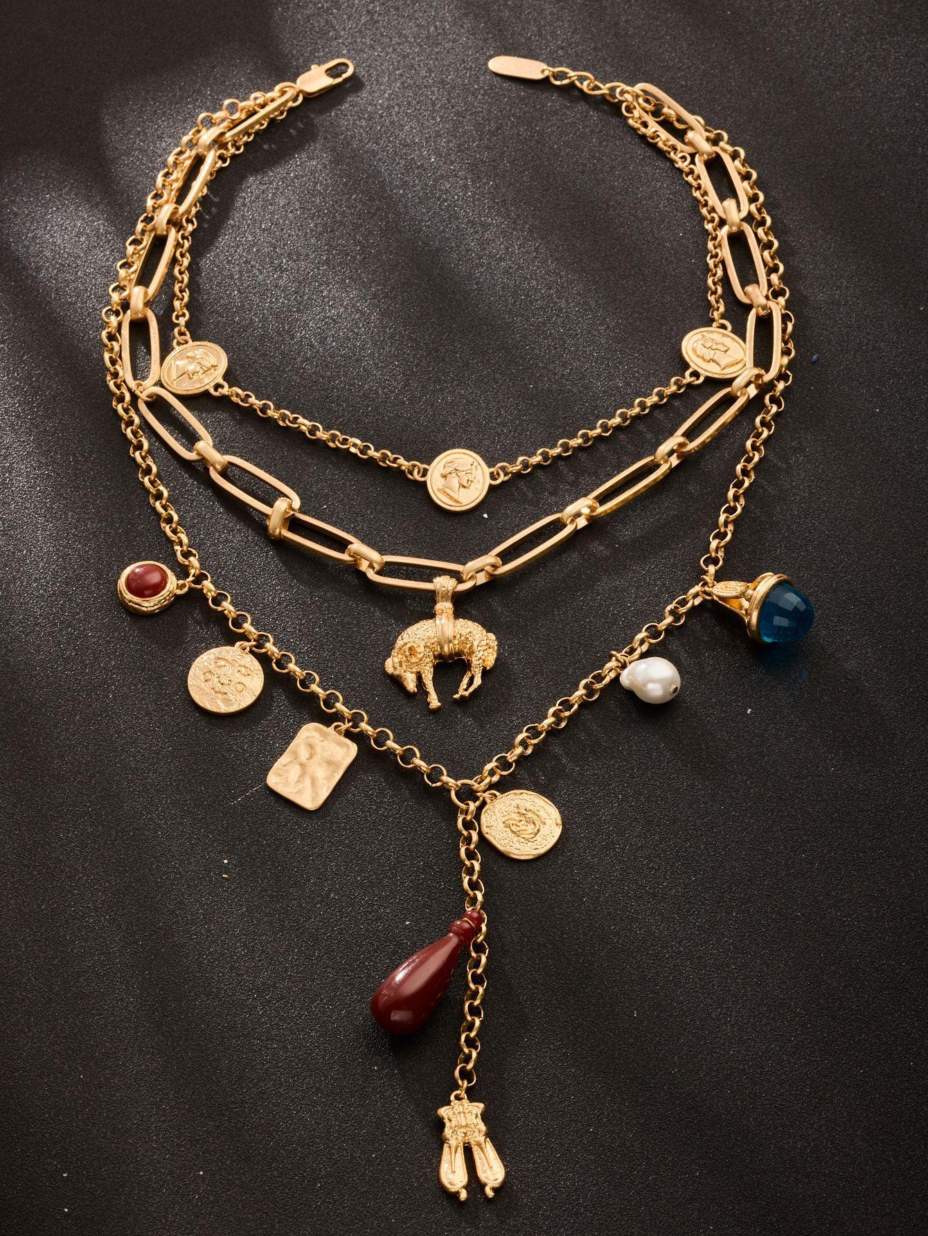 Bohemian Multi-layer Pendant Necklace To Wear on Vacation Stages and Music Festivals Fashion Neck Jewelry Hot Sale Party Gift
Bohemian Multi-layer Pendant Necklace To Wear on Vacation Stages and Music Festivals Fashion Neck Jewelry Hot Sale Party Gift