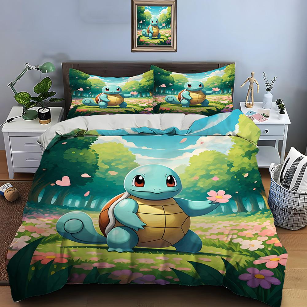 10 Розмірів Набір Постільної Білизни з Принтом Pokemon Squirtle 3 Предмети Набір на Ліжко Розмір King Розмір Наволочка Доросла Покривало на Ліжко Спальня Набір Постільної Білизни для Подарунків EU Double 200X200cm
10 Розмірів Набір Постільної Білизни з Принтом Pokemon Squirtle 3 Предмети Набір на Ліжко Розмір King Розмір Наволочка Доросла Покривало на Ліжко Спальня Набір Постільної Білизни для Подарунків EU Double 200X200cm