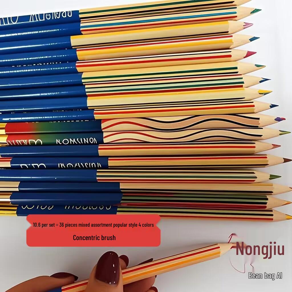 Multicolor Water-Soluble Rainbow Pencils for Children - Outdoor Drawing Colored Pencils Black
Multicolor Water-Soluble Rainbow Pencils for Children - Outdoor Drawing Colored Pencils Black