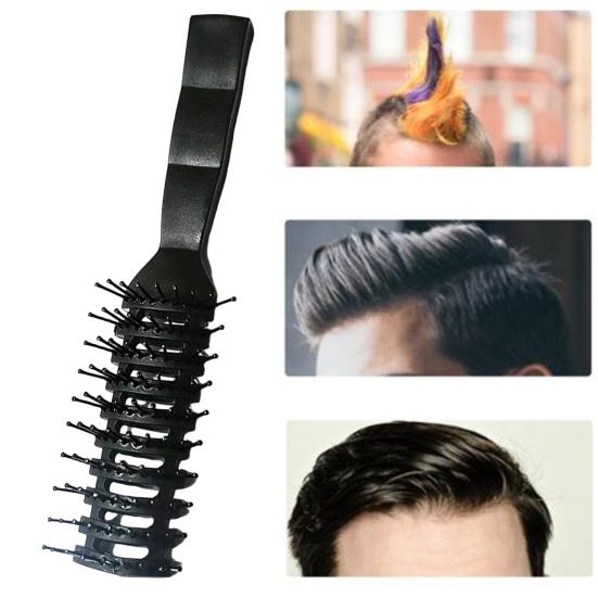 Men Vented Hair Brush Portable Anti-static Blow Drying Hairbrush Professional Hair Styling Detangling Comb with Ergonomic Handle чорний
Men Vented Hair Brush Portable Anti-static Blow Drying Hairbrush Professional Hair Styling Detangling Comb with Ergonomic Handle чорний