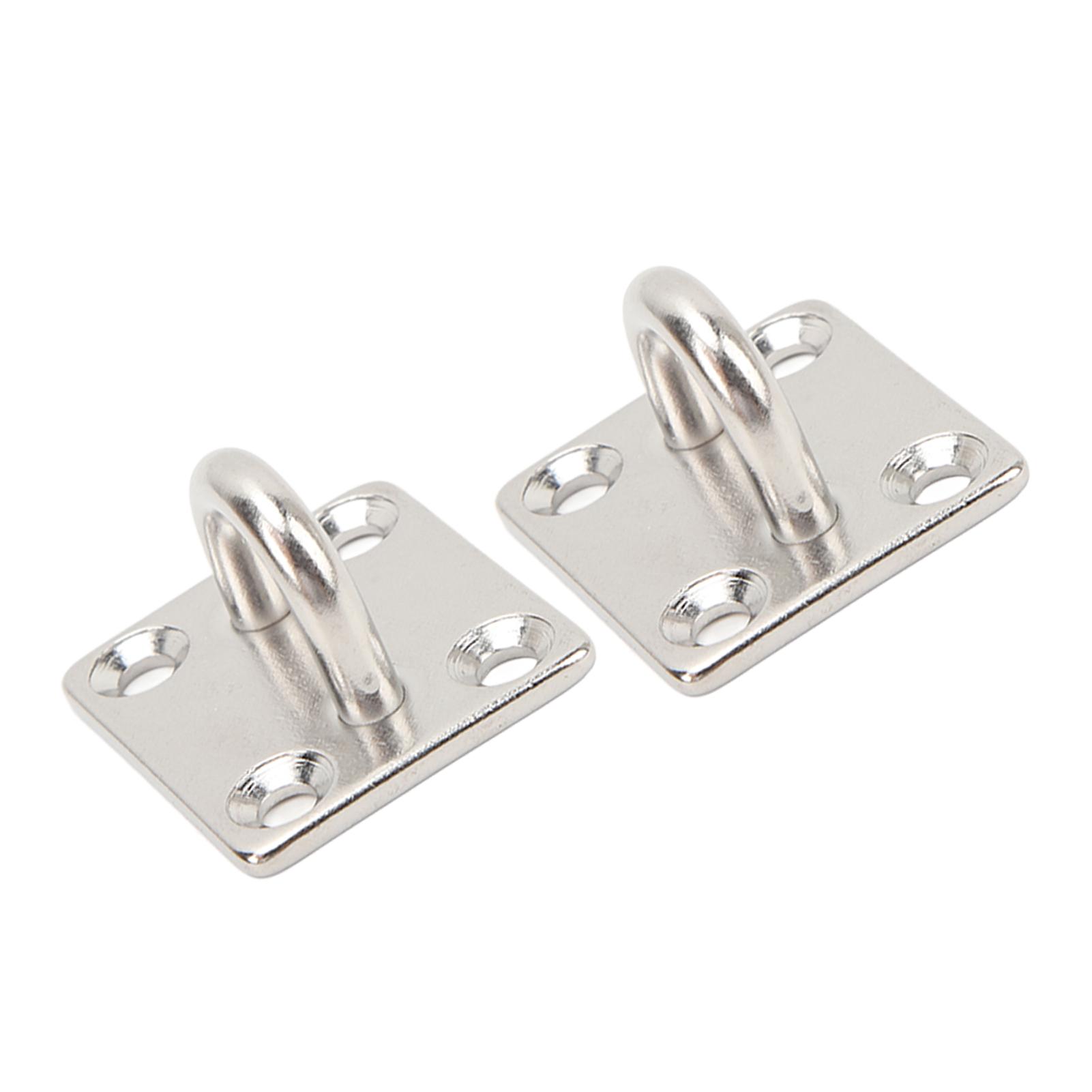 2Pcs Boat Square Pad Eye Stainless Steel Firm Durable Marine SS Pad Hardware for Yacht 30 X 35mm 1.2 X 1.4in 30 X 35mm
2Pcs Boat Square Pad Eye Stainless Steel Firm Durable Marine SS Pad Hardware for Yacht 30 X 35mm 1.2 X 1.4in 30 X 35mm