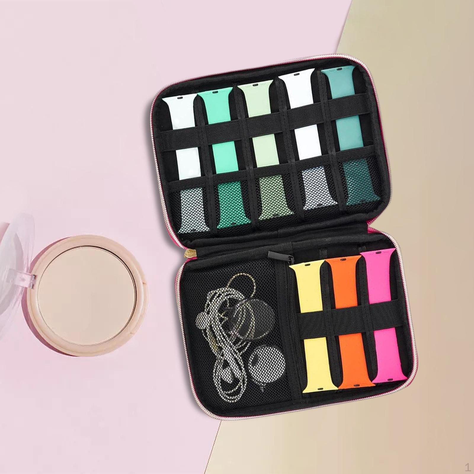 Portable s Storage Tote Holder Carrying Case for Headset Pin Travelling Hold Watch Straps Resistant червоний
Portable s Storage Tote Holder Carrying Case for Headset Pin Travelling Hold Watch Straps Resistant червоний