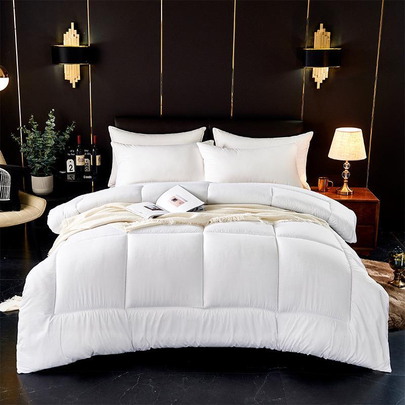 B&B Hotel Soft Fluffy White Quilt: Multi-Season Comforter for Spring, Autumn, Winter, and Summer - Silk Cotton Blend (Double Size). 100x150cm Kindergarten Quilt білий
B&B Hotel Soft Fluffy White Quilt: Multi-Season Comforter for Spring, Autumn, Winter, and Summer - Silk Cotton Blend (Double Size). 100x150cm Kindergarten Quilt білий