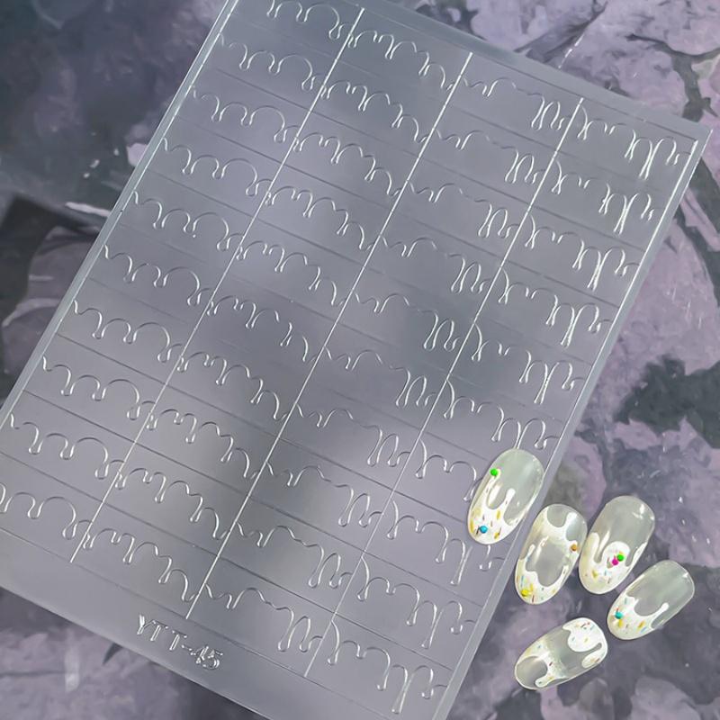 Hollow Fashion French Nail Stickers Transparent Spray-painted Nail Art Accessories Simple Heart-shaped Butterfly Nail Stickers
Hollow Fashion French Nail Stickers Transparent Spray-painted Nail Art Accessories Simple Heart-shaped Butterfly Nail Stickers