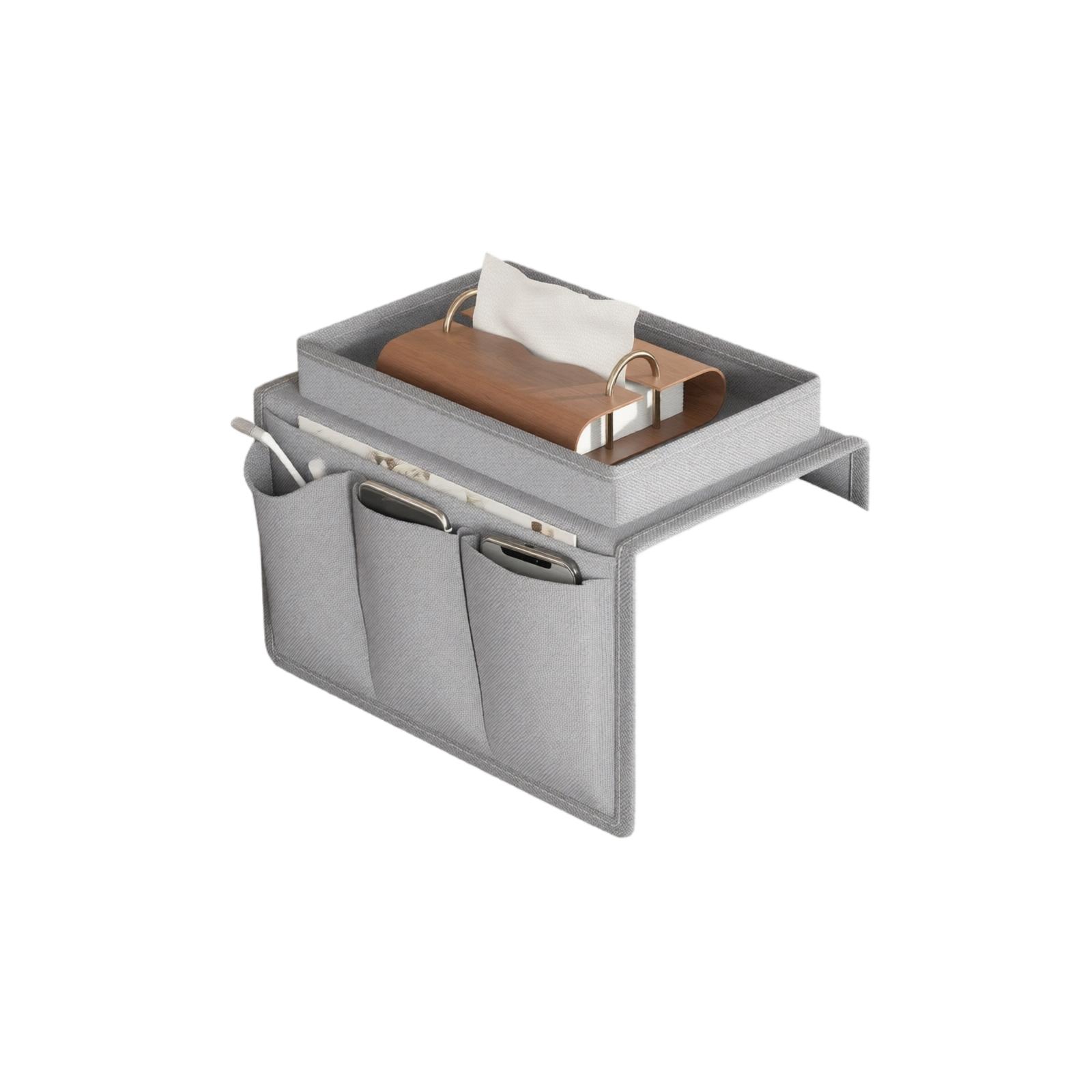 Home Fabric Oxford Cloth Storage Bag with Multiple Pockets and Tray for Organizing Remote Controls and Small Items for Sofas and Chairs One Size
Home Fabric Oxford Cloth Storage Bag with Multiple Pockets and Tray for Organizing Remote Controls and Small Items for Sofas and Chairs One Size