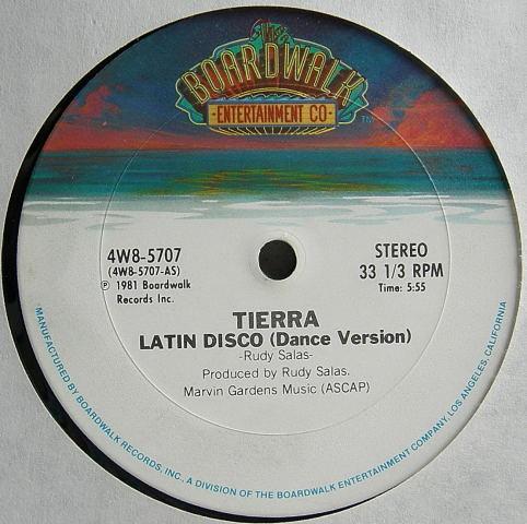 12inch Record TIERRA Latin Disco 4W85707 The Boardwalk E 1981 US Dance Electronica Used
12inch Record TIERRA Latin Disco 4W85707 The Boardwalk E 1981 US Dance Electronica Used