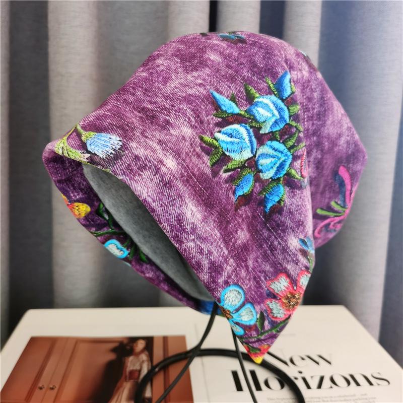 Autumn Winter Floral Print Fashion Knitted Beanie Hat Woman Ethnic Style Fashion Elegant Skull Cap Soft Elastic One Size(55-58cm) фіолетовий
Autumn Winter Floral Print Fashion Knitted Beanie Hat Woman Ethnic Style Fashion Elegant Skull Cap Soft Elastic One Size(55-58cm) фіолетовий