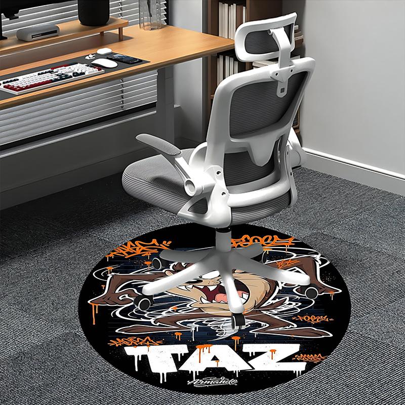 Taz,Looney Tunes Chair mat Round Rug Office carpet, Machine Washable, Non slip, Suitable for Living Rooms, Bedrooms 80cm
Taz,Looney Tunes Chair mat Round Rug Office carpet, Machine Washable, Non slip, Suitable for Living Rooms, Bedrooms 80cm