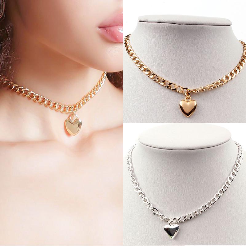 1 PC женщины простые мода сердце формы подвеска ожерелье регулируемые колье Choker цепи
1 PC женщины простые мода сердце формы подвеска ожерелье регулируемые колье Choker цепи