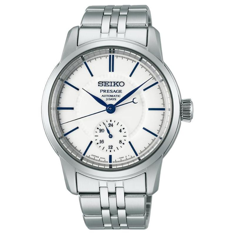 SEIKO 100 meters waterproof Automatic Steel Strap 40.6mm men s watch white dial SPB445 синій
SEIKO 100 meters waterproof Automatic Steel Strap 40.6mm men s watch white dial SPB445 синій