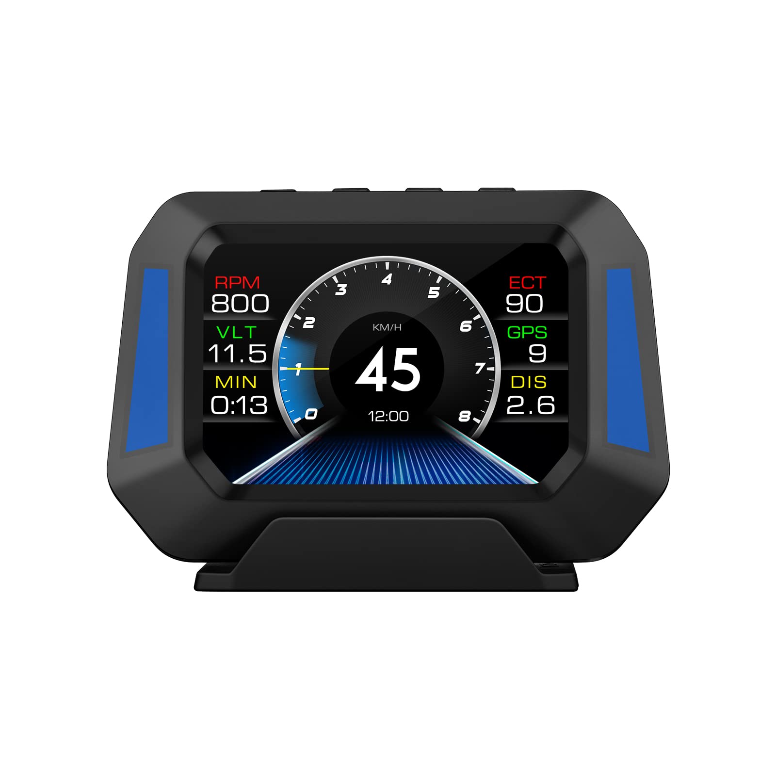 Wiiyii Car Head Up Display, Speed and Time Display, Car Gradimeter, Monitor Car Inclination, 11.5cm×2.8cm×8.2cm чорний
Wiiyii Car Head Up Display, Speed and Time Display, Car Gradimeter, Monitor Car Inclination, 11.5cm×2.8cm×8.2cm чорний