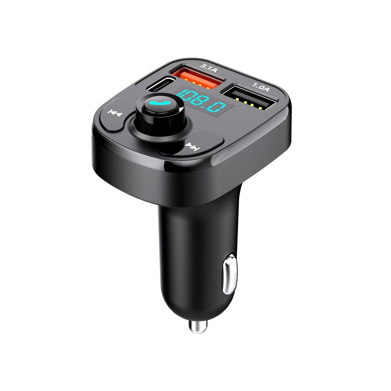 Multifunctional Dual USB Port Car Charger Wireless Bluetooth 5.0 FM Transmitter Music Adapte Hands-Free Car Kit Radio Receiver
Multifunctional Dual USB Port Car Charger Wireless Bluetooth 5.0 FM Transmitter Music Adapte Hands-Free Car Kit Radio Receiver