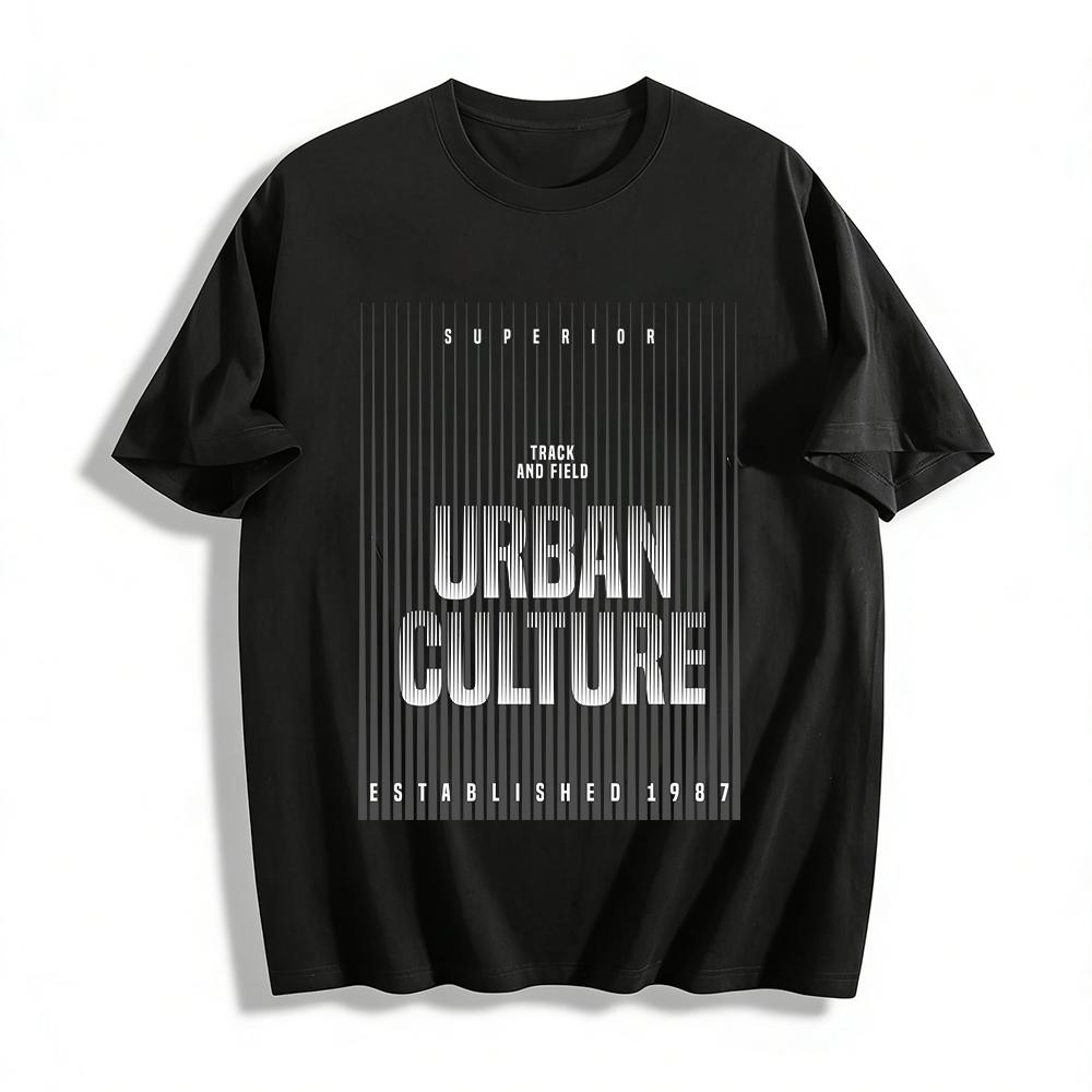1987 Established Urban Culture Vertical Stripe Graphic Casual Tee Pure cotton T-shirt XXS
1987 Established Urban Culture Vertical Stripe Graphic Casual Tee Pure cotton T-shirt XXS