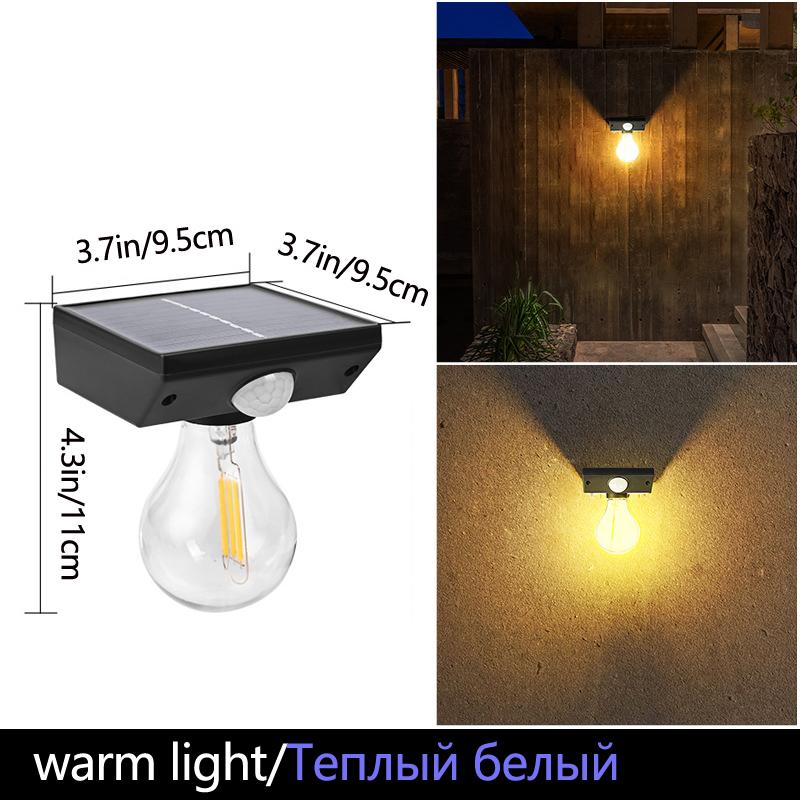 Солнечный настенный светильник с датчиком движения, с вольфрамовой нитью, уличный, теплый белый, настенный бра для сада, виллы, коридора, крыльца, осветительный прибор Sensor Wall Lamp
Солнечный настенный светильник с датчиком движения, с вольфрамовой нитью, уличный, теплый белый, настенный бра для сада, виллы, коридора, крыльца, осветительный прибор Sensor Wall Lamp