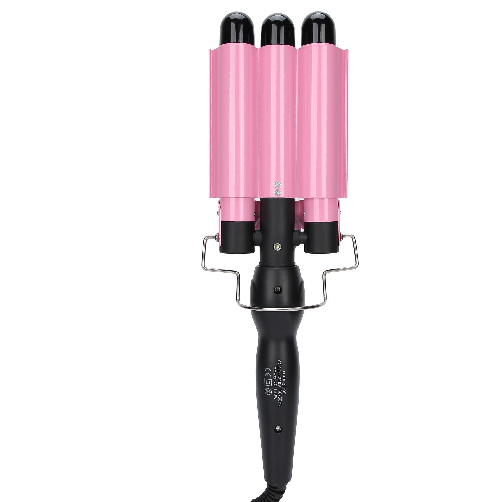 Щипцы для завивки волос Triple Pipe Hair Pin Wand 2 Temperature Tourmaline Electric Hair Styling US Plug розовый
Щипцы для завивки волос Triple Pipe Hair Pin Wand 2 Temperature Tourmaline Electric Hair Styling US Plug розовый