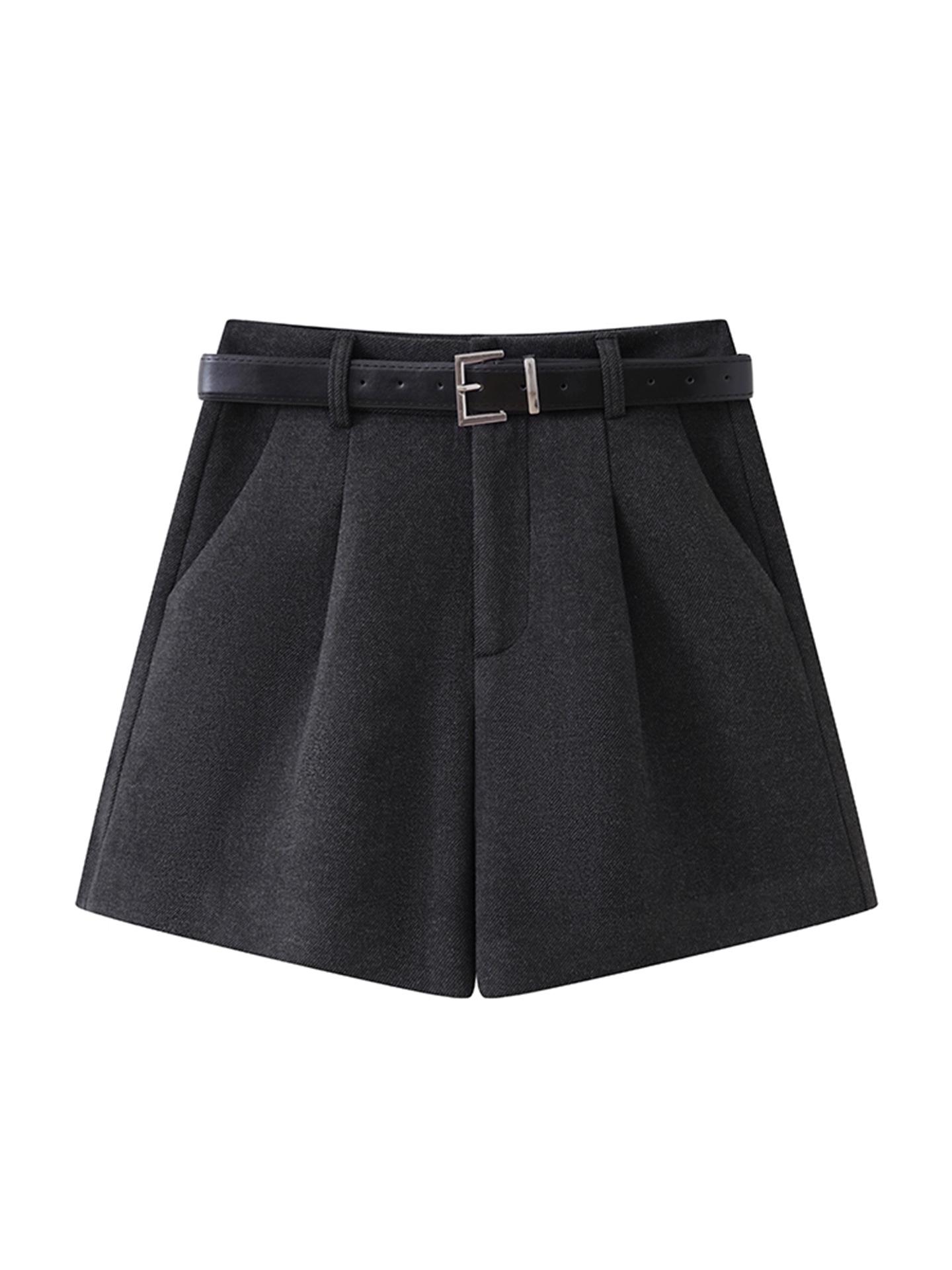 Plus Size Women s High Waist Woolen A-Line Shorts - Autumn/Winter Slimming Wide-Leg Pants L
Plus Size Women s High Waist Woolen A-Line Shorts - Autumn/Winter Slimming Wide-Leg Pants L
