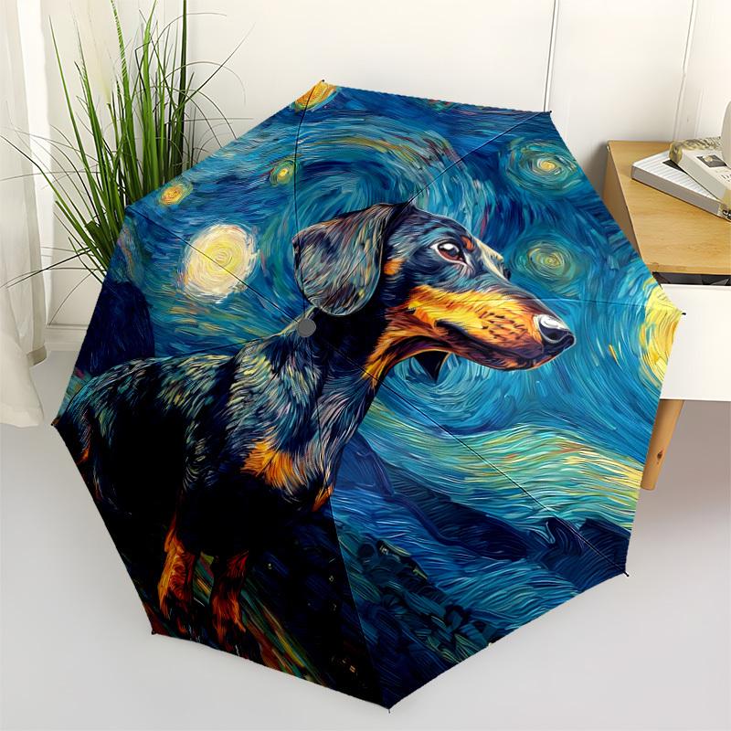 1pc Dachshund Night Sky Automatic Folding Umbrella - Portable Collapsible Design, 8-Rib Iron Frame, Durable Fabric yy251125081
1pc Dachshund Night Sky Automatic Folding Umbrella - Portable Collapsible Design, 8-Rib Iron Frame, Durable Fabric yy251125081