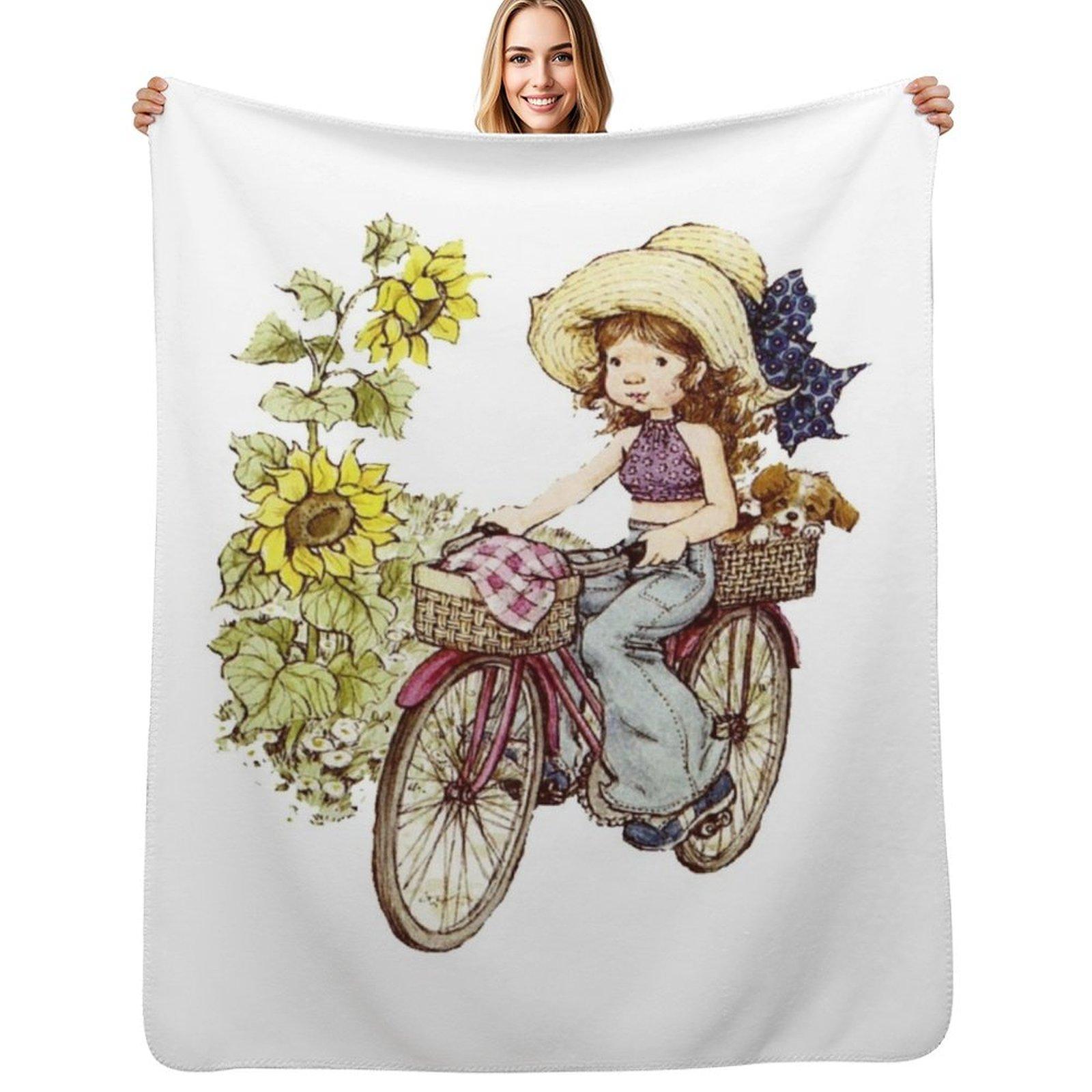 Sarah kay Girl with bicycle Throw Blanket Plush Fuzzy Cozy Blanket for Couch Sofa 102x76cm(40x30in)
Sarah kay Girl with bicycle Throw Blanket Plush Fuzzy Cozy Blanket for Couch Sofa 102x76cm(40x30in)