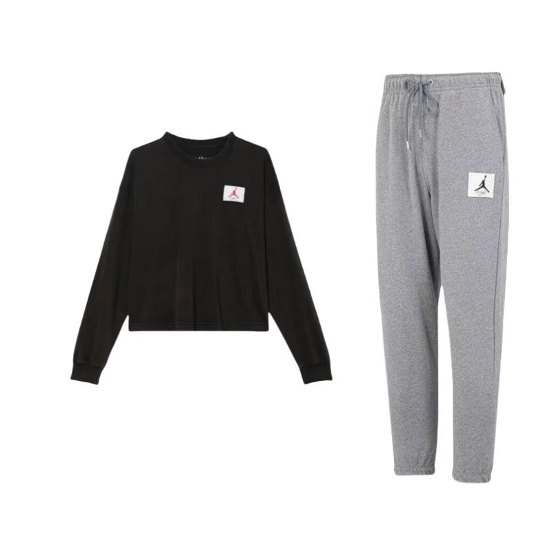 Jordan Essential Woven Logo Print Solid Color Crew Neck Pullover Long Sleeve Top And Pants Casual Sports Set Men sets DQ7469-091+CW6454-010 M
Jordan Essential Woven Logo Print Solid Color Crew Neck Pullover Long Sleeve Top And Pants Casual Sports Set Men sets DQ7469-091+CW6454-010 M