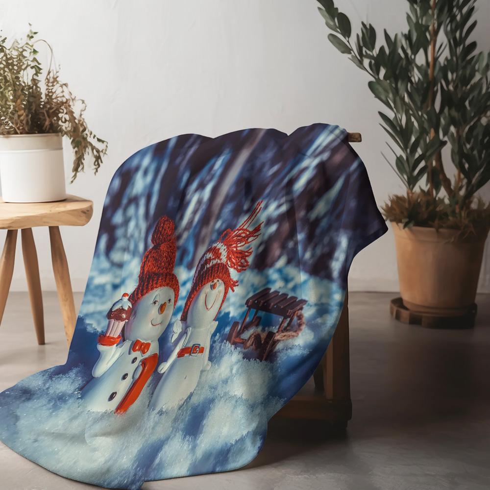 Tuniu Cute Snowman Christmas Blanket for Sofa Bed Living Room Decor Gift Idea 75x90cm
Tuniu Cute Snowman Christmas Blanket for Sofa Bed Living Room Decor Gift Idea 75x90cm