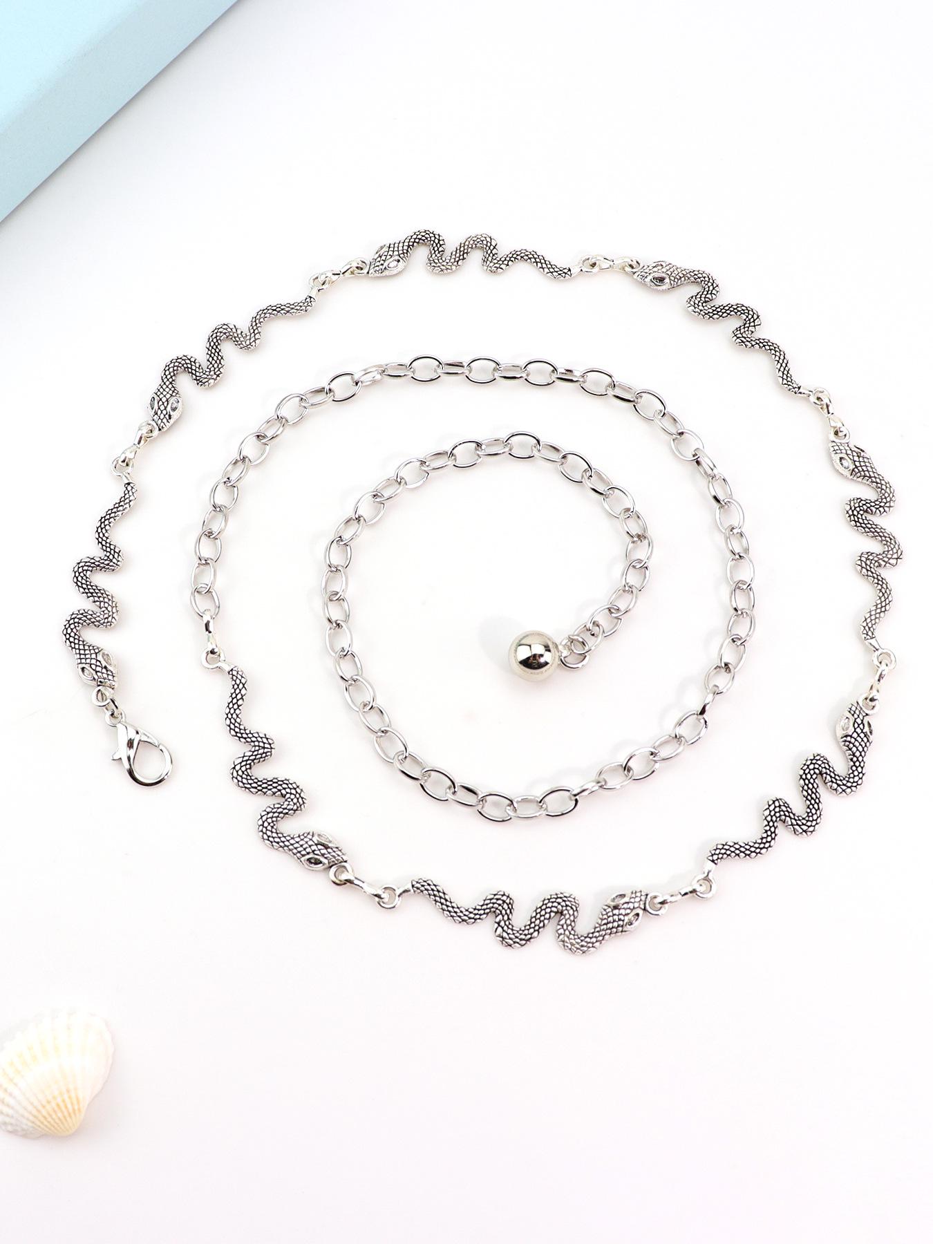 Retro Metal Waist Chain for Women - Versatile and Fashionable Accessory античный серебряного
Retro Metal Waist Chain for Women - Versatile and Fashionable Accessory античный серебряного