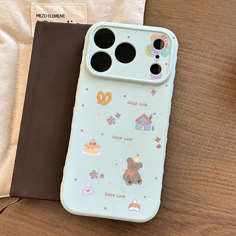 Soft Case for Apple 17 Pro Max - Large Window, Heart-Edged Little Bear Ribbon Design, Full Coverage for 16, 15, 14, 13 Pro. iPhone 14 Pro Max
Soft Case for Apple 17 Pro Max - Large Window, Heart-Edged Little Bear Ribbon Design, Full Coverage for 16, 15, 14, 13 Pro. iPhone 14 Pro Max
