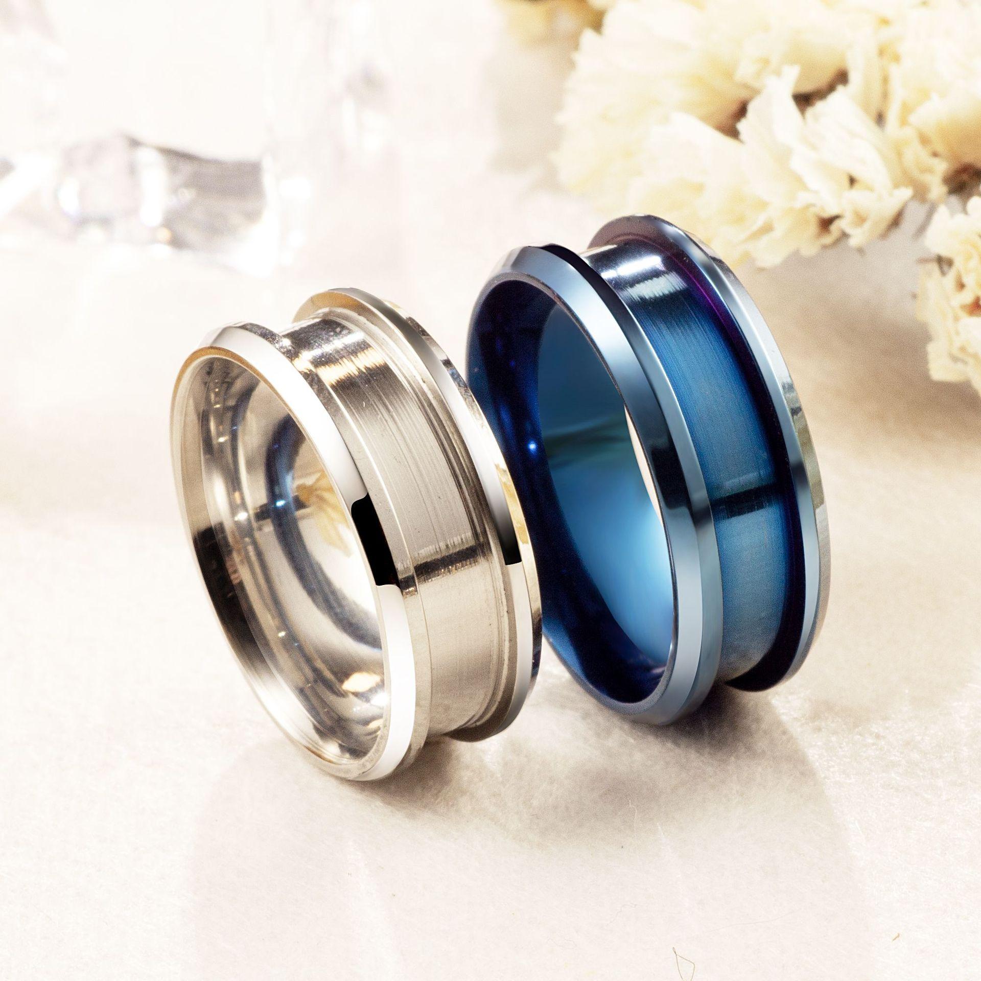 Hot selliing Punk Fashion Jewelry Stainless Steel 8mm Double Bevel Groove Rings Finger Rings Double Groove Wedding For Men Women Gift Unisex
Hot selliing Punk Fashion Jewelry Stainless Steel 8mm Double Bevel Groove Rings Finger Rings Double Groove Wedding For Men Women Gift Unisex