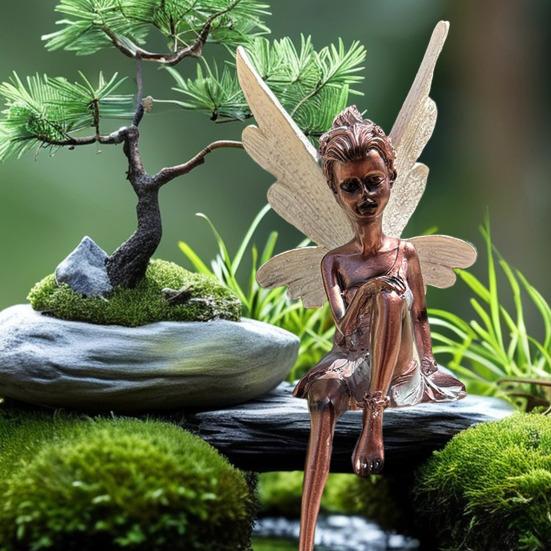 Yousheng Flower Fairy Resin Sculpture Sitting Fairy Figurine Garden Decoration Winged Fairy Statue for Indoor Desktop Outdoor Yard Art
Yousheng Flower Fairy Resin Sculpture Sitting Fairy Figurine Garden Decoration Winged Fairy Statue for Indoor Desktop Outdoor Yard Art