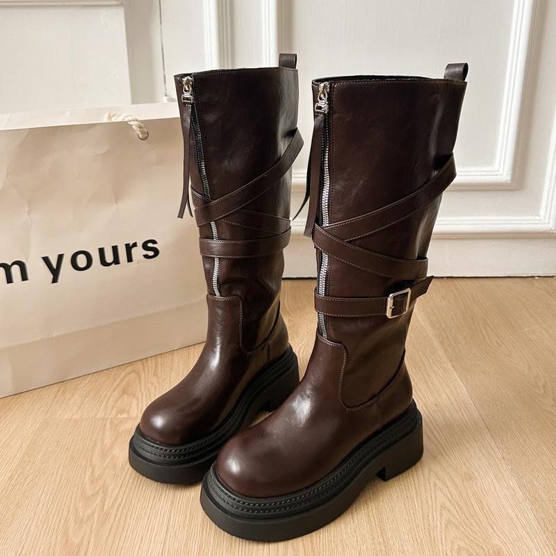 Пряжка на ремне, но ботфорты женские 2025 осень и зима британский стиль тонкие Майяр толстая подошва высокие рыцарские сапоги 40 коричневый
Пряжка на ремне, но ботфорты женские 2025 осень и зима британский стиль тонкие Майяр толстая подошва высокие рыцарские сапоги 40 коричневый