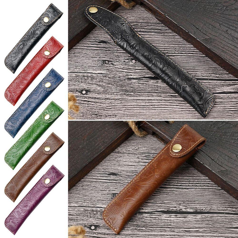 Портативный ретро резной цветок канцелярские принадлежности пенал сумка для хранения карандашей